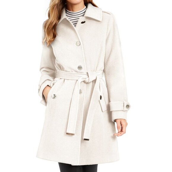Michael Kors for Macy's Wool Blend Belted Walker Coat - Picture 1 of 11